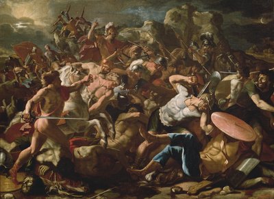 De Slag door Nicolas Poussin